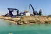 Van Oord suction dredger, Artemis, working at Ain Sokhna port in Egypt