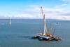 Mammoet found a solution for the installation of the four offshore wind turbines at Nissum Bredning