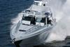 The Tampa Yacht 44 FCI has a top speed of 55+ knots