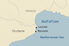 Carte de la côte Méditerranéenne