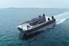 The CTV-26 RON, next-generation crew transfer vessel (CTV) on the water