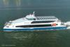 First of six new sun ferry passenger ferries now servicing commuters in Hong Kong
