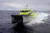 A new foil system for ride comfort has been tested during the sea trials