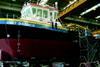 SMIT Bronco nearing completion before its launch at the IHC Holland Merwede yard last month.