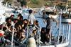 Migrants awaiting their fate on the Island of Lampedusa (Photo:Sara Prestianni / noborder network)