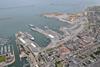 The French port of Cherbourg is well positioned at the entrance of the English Channel/North Sea shipping lane.