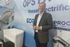 The image shows Roland Teixeira, president of the European Onshore Power Supply Association (EOPSA) at Seawork