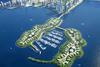 The two artificial islands will provide high-end housing for densely populated Panama City