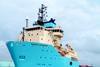 Maersks latest Anchor Handling Tug Supply vessel flies a British flag.