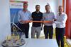 (L-R) Rinze-Jan van der Schuit CTO  Founder of FibreMax Carlos Casanovas CTO  Co-founder of X1 Wind Alex Raventos CEO of X1 Wind and Sander van Helvoort Director Re