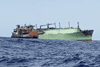 'Arctic Metagaz' was left abandoned and drifting between Libya and Malta (General Administration for Coastal Security)