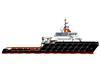 The first of two large anchorhandling tugs launched for Hereema is the Bylgia
