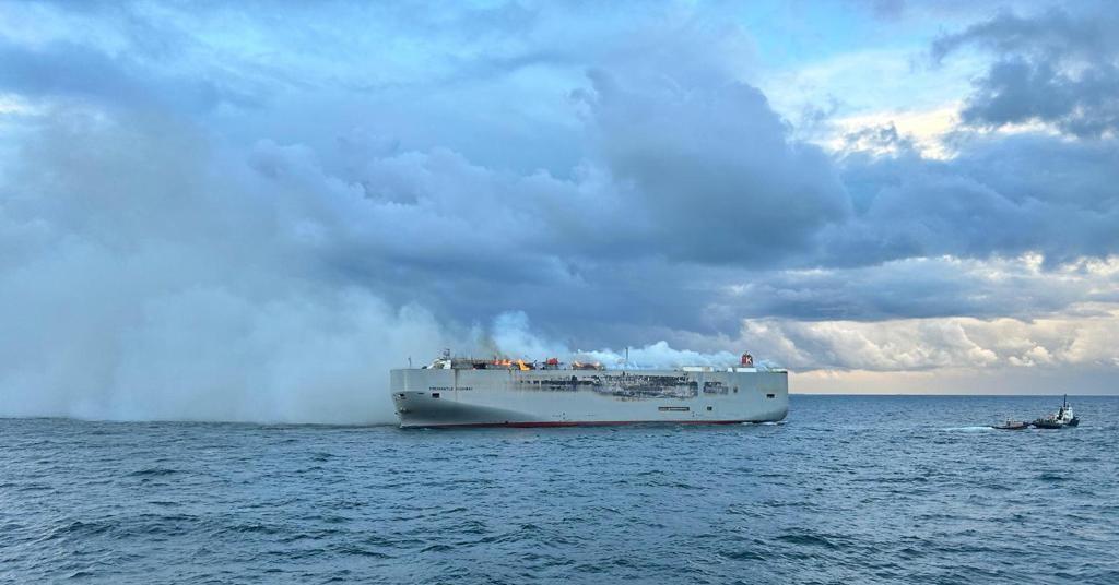 One dies, many injured as fire ravages car carrier | News | Maritime ...