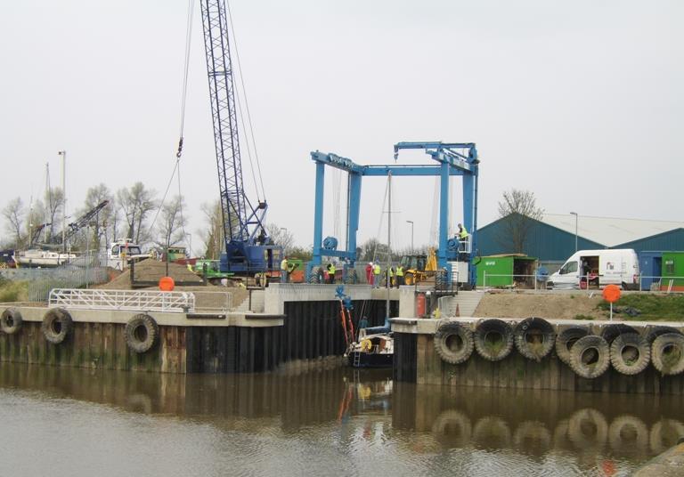 Boat Hoist Lifts Wisbech Port's Capability News Maritime Journal