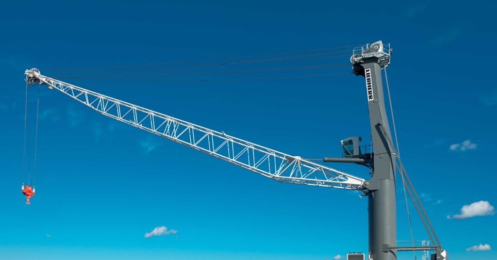 Largest mobile harbour crane in the Copenhagen area News Maritime