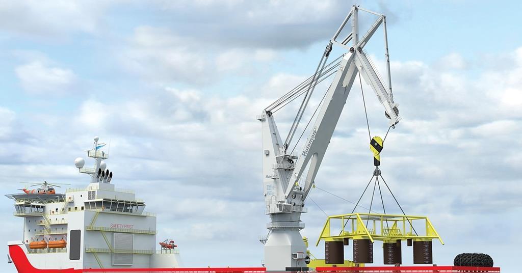 Rope Luffing Knuckle Boom Crane | News | Maritime Journal