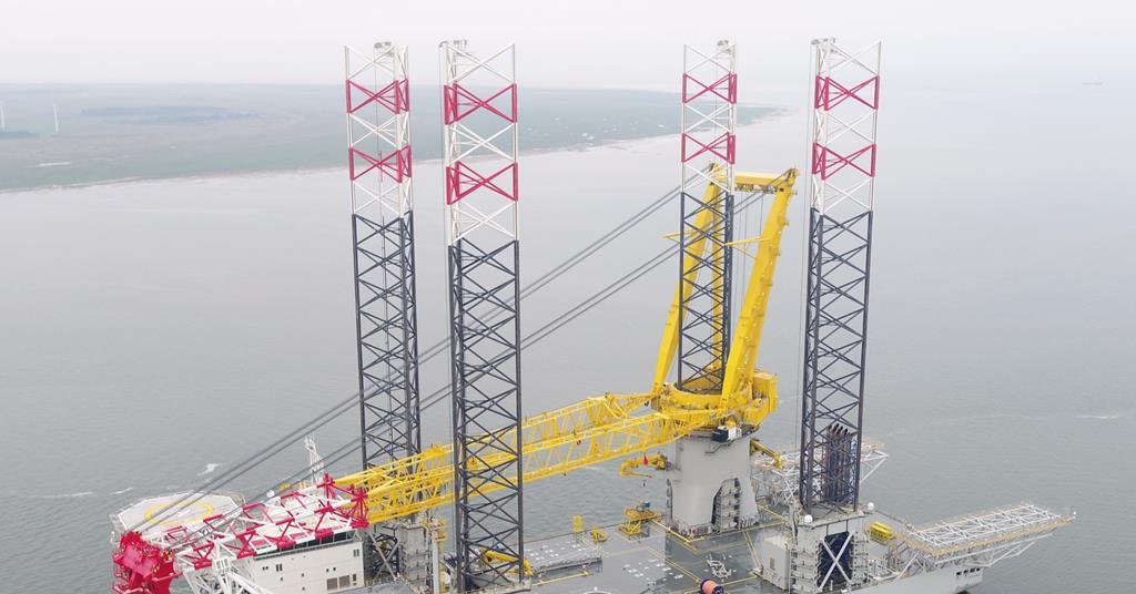 Largest Jack-up Arrives At Largest Wind Farm | News | Maritime Journal