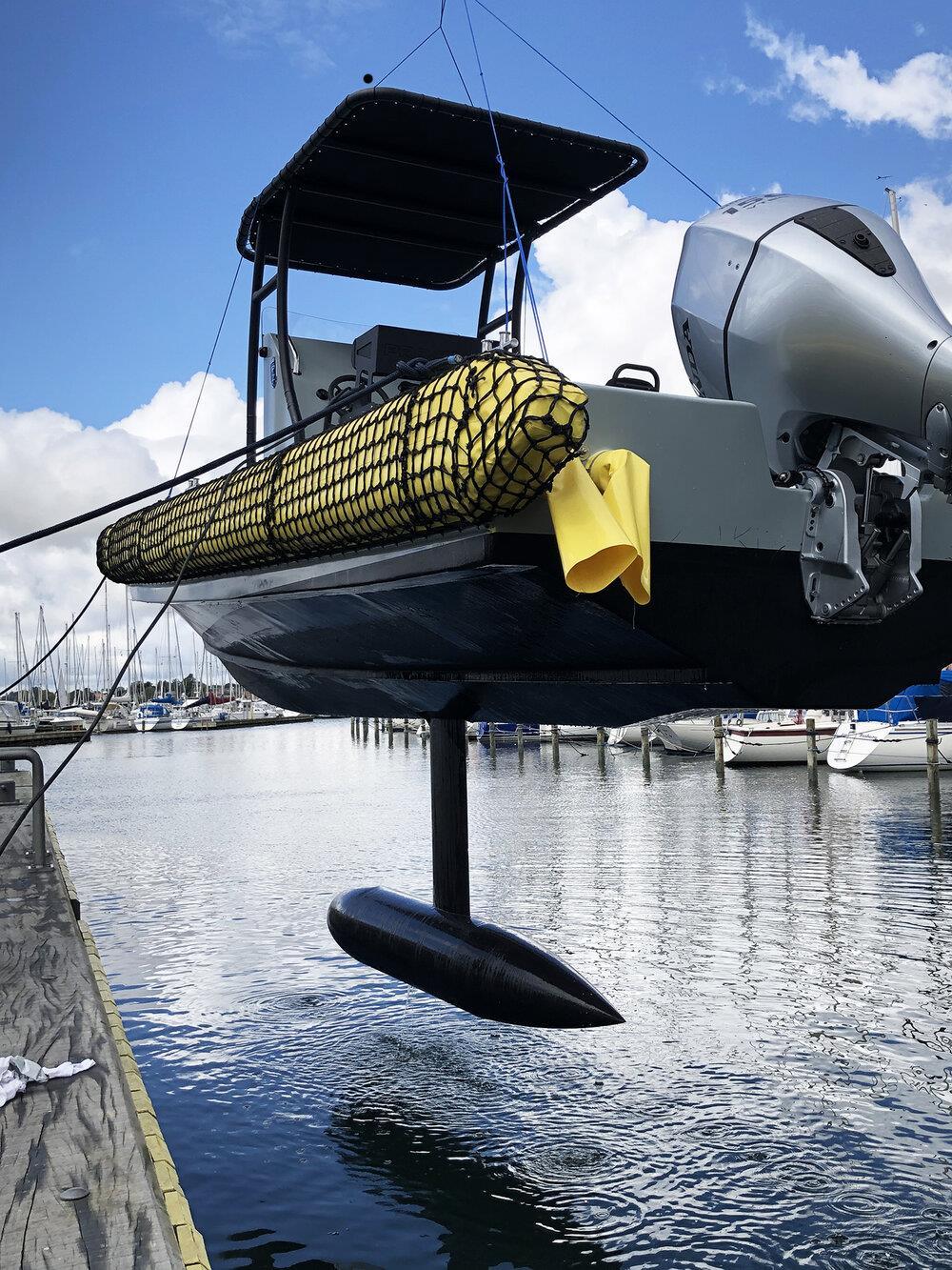 The bulb keel with air instead of lead News Maritime Journal