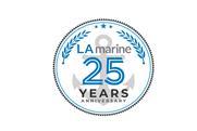 LA Marine 25 year logo circle-01