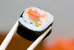 Salmon sushi