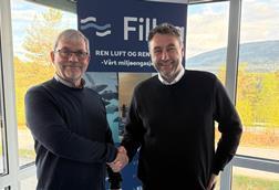 (l-r) Osvald Ringstad, founder of Filtra and Asbjørn Skaro, CEO of Redox