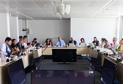 The image shows attendees at the implementation dialogue on maritime spatial planning (MSP)