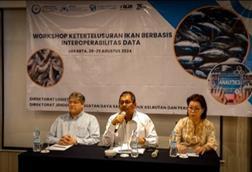 Delegates at an workshop in Indonesia about seafood traceability