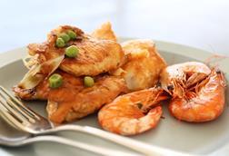 Seafood plate