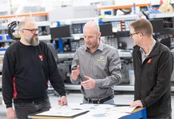 (l-r) Steve Hawkes (engineer at PP C&A), Kristian Clezy (founder at Sgorran), and Mark Johnson (engineering manager at PP C&A)