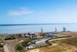 The site of the Verdon-sur-Mer aquaculture project