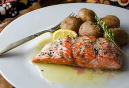 Salmon-with-Herbs-and-Lemon-Garlic-Butter