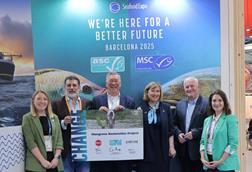 Members of ASC, Omarsa and Labeyrie Fine Foods celebrate their partnership to support Ecuador's mangrove forest