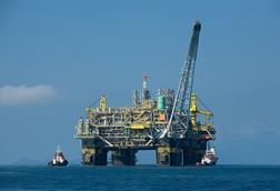 Offshore oil platform Brazil