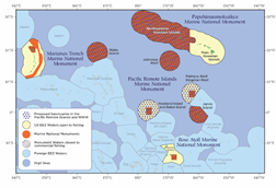 Image shows the Western Pacific Regional Fishery Management Council's jurisdiction