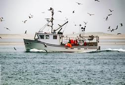 European fishing boat
