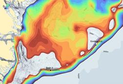 Catchwise data displayed on screen