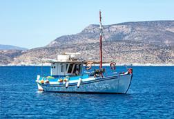 Fishing boat in the Mediterranean