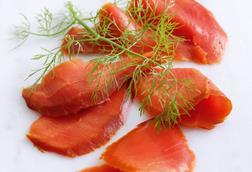 Smoked Alaska salmon