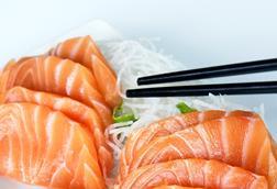 Farmed salmon