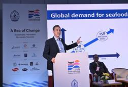 Michael Marriott, MSC programme director speaking at the technical session hosted at the World Food India