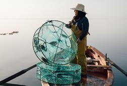 Tunisia fisherwoman