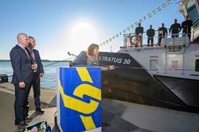 MULTRATUG 30 was christened on Friday 14 November by Miglena Pendjuroff