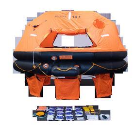 Seago 14 person Sea Master liferaft with safety pack