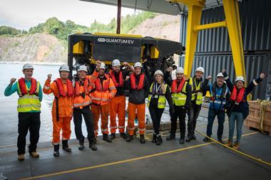 Celebrating the completion of Site Acceptance Testing of the first commercial Quantum EV for client Jan De Nul.