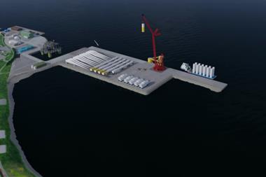 Floating wind farm assembly will take place at the Scottish Port of Cromarty Firth