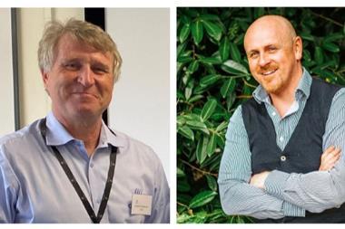 Richard Dowdeswell, GeoAcoustics CCO (right)