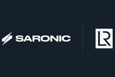 A graphic to depict both company names, white text on a black background
