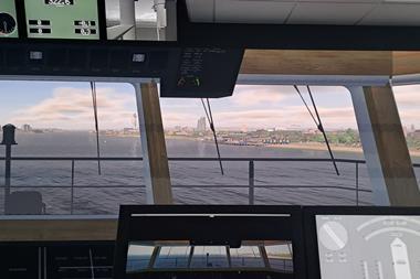 Virtual reality Inside the DISC's 'bridge'