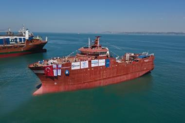 Emerald is a 87,40 metres long and 18 metres wide advanced factory trawler arranged for triple trawling