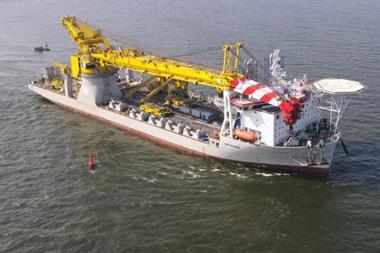 Heavy lift vessel Les Alizes of Jan De Nul Group